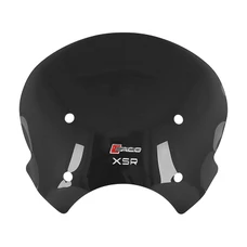 WINDSHIELD FOR MOTORBIKE YAMAHA 900 XSR 2016>2019  SMOKED (SHORT- HEIGHT 300mm)  -FACO-