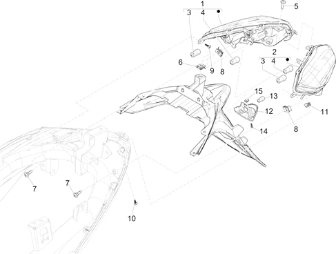 Eclairages arrière - Clignotants