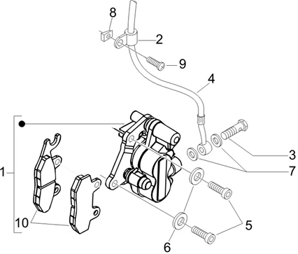 Tuyaus du freins - Etriers de frein