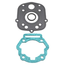 JOINT HAUT MOTEUR 50 A BOITE ADAPTABLE DERBI 50 SENDA 2006>, GPR 2006>/GILERA 50 SMT 2006>, RCR 2006>/APRILIA 50 RS 2006>, RX 2006> (MOTEUR PIAGGIO EURO 3) (POCHETTE DE 3 JOINTS)  -P2R-