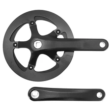 PEDALIER CITY/VTT PROWHEEL10V. RPF NOIR 170mm 45dts AVEC CARTER POUR CHAINE (AXE CARRE 115mm)