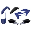 FAIRINGS/BODY PARTS FOR YAMAHA 250 YZ F 2019>2022, 450 YZ F 2018>2022  ( 7 parts kit ) Blue/Black (OEM color)  -POLISPORT-