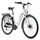 EBIKE LEADER FOX "URBAN" 28" INDUKTORA 2023 -UNISEX- White 7 Speed - BAFANG ENGINE ON REAR WHEEL- 36V 45Nm BATTERY 15Ah (18'' - H46cm - SIZE M - RIDER'S HEIGHT 168cm > 178cm)