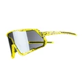 LUNETTES VELO ADULTE GIST MASK MONTURE JAUNE FLUO VERRE NOIR POLYCARBONATE (PROTECTION 100% CONTRE UVA, UVB, UV)