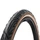 PNEU VTT URBAIN 28 X 1.75 CONTINENTAL PURE CONTACT NOIR FLANC MARRON REFLEX TUBELESS (47-622) COMPATIBLE VAE