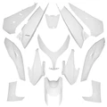 CARROSSERIE/CARENAGE MAXISCOOTER ADAPTABLE YAMAHA 500 TMAX 2008>2011 BLANC BRILLANT (KIT 13 PIECES) -P2R