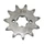 GEARBOX OUPUT SPROCKET "PIAGGIO GENUINE PART" 50 A BOITE GILERA 50 SMT 2006>, RCR 2006>/APRILIA 50 RS 2006>, RS4 2011>, RX 2006>, SX 2006> 11 TEETH  -86177R-