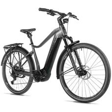VELO ELECTRIQUE/VAE VTC 29 LEADER FOX DIXON 2026 HOMME GRIS BRILLANT 10V CUES MOTEUR CENTRAL PANASONIC GX ULTIMATE 36V 95Nm BATTERIE 23Ah (20,5'' - H53cm - TAILLE XL - POUR ADULTE DE 183cm à 190cm)