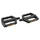 FLAT PEDAL FOR BMX- -RESIN-NEWTON BLACK 9/16" - 111x105x25mm (PAIR)