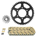 KIT CHAINE ADAPTABLE KAWASAKI 800 Z800 2013>2016 520 15x45 (DIAM COURONNE 80/104/10.5) (DEMULTIPLICATION ORIGINE) -AFAM