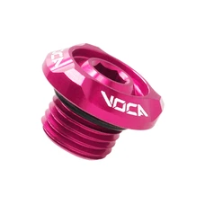 BOUCHON D'HUILE SCOOT VOCA RACING POUR MBK 50 BOOSTER, STUNT, NITRO, OVETTO/YAMAHA 50 BWS, SLIDER, AEROX, NEOS ALU CNC ROSE (M14x1,50)