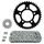 KIT CHAINE ADAPTABLE HONDA 500 CB X ABS 2019>2022, CB HORNET 2024>, 500 CB F 2022> 520 15x41 (DIAM COURONNE 84/110/12.25) (DEMULTIPLICATION ORIGINE) -AFAM