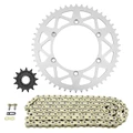 KIT CHAINE ADAPTABLE KAWASAKI 450 KX 2019>, KX F 2006>2018 520 13x50 (DIAM COURONNE ALU 134/150/8.50) (DEMULTIPLICATION ORIGINE) -AFAM