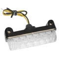 ECLAIRAGE DE PLAQUE IMMATRICULATION REPLAY BARETTE 6 LEDS TRANSPARENT/NOIR (L 78MM / H 16mm / L 24mm) (HOMOLOGUE CE)