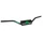 GUIDON 50 A BOITE KRM PRO RIDE OVERSIZE DIAM 28,6mm ALU NOIR/VERT AVEC MOUSSE