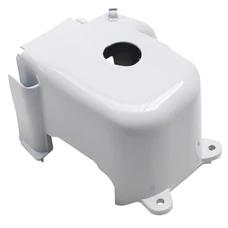 COIFFE/CACHE CYLINDRE SCOOT ADAPTABLE MBK 50 BOOSTER, STUNT/YAMAHA 50 BWS, SLIDER BLANC -P2R