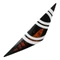 DECAL- ON HEADLIGHT FAIRING - "PIAGGIO GENUINE PART" 50 GILERA SMT/RCR 2015> LIMITED -2H001204