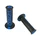 REVETEMENT POIGNEE KRM PRO RIDE SCOOT/50 A BOITE NOIR/BLEU - CLOSED END (PAIRE)
