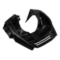 CARENAGE/DESSOUS TABLIER AV SCOOT ADAPTABLE MBK 50 STUNT/YAMAHA 50 SLIDER NOIR BRILLANT (PARE BOUE)  -P2R-