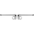 GUIDON MOTO ROUTE TOMMASELLI CAFE RACER BRACELET ALU DIAM 52 mm ARGENT (PAIRE)