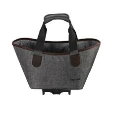 SINGLE BAG FOR BICYCLE-REAR- RACKTIME AGNETHA 2.0 GREY - ON CARRIER (L 34cm x L 26cm x h 37cm)  - COMPATIBLE RACKTIME SYSTEM SNAP-IT 2.0