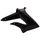 CARENAGE/DEFLECTEUR RESERVOIR DROIT ORIGINE DERBI 50 SENDA 2010>2017/GILERA 50 SMT, RCR 2011> NOIR  -86692500W0N6-