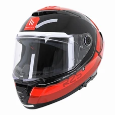 CASQUE INTEGRAL MT THUNDER 4 SV R25 B35 NOIR/ROUGE BRILLANT S (DOUBLE ECRANS / PINLOCK READY / FOGOFF READY) (ECE 22.06)