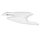 REAR FLANK -RIGHT- "PIAGGIO GENUINE PART" GILERA 50 SMT, RCR 2018>/APRILIA 50 SX FACTORY, RX FACTORY 2018> WHITE  -2B004329000W0B-
