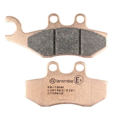 PLAQUETTE DE FREIN BREMBO POUR APRILIA 850 SRV 2012>2019 AR, 125 SR MAX 2012>2017 AV/AR / PEUGEOT 50 CITYSTAR 2014> AV / PIAGGIO 500 MP3 LT 2011>2015 AR (SCOOTER METAL FRITTE)  -07056XS