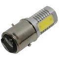 AMPOULE/LAMPE A LED 12V 3,5W CULOT BA20d 156 LUMENS ECLAIRAGE BLANC (PROJECTEUR) (VENDU A L'UNITE) -P2R