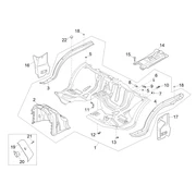 Panneau du plancher AV 