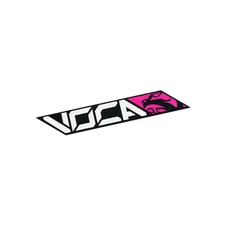 STICKER VOCA RACING 110x40 mm Pink (SOLD PER UNIT)