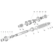 Arbre primaire boite de vitesses