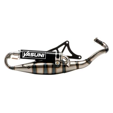 EXHAUST FOR SCOOT YASUNI R VARNISHED FOR PIAGGIO 50 ZIP 2 Stroke, TYPHOON, NRG/GILERA 50 STALKER, RUNNER, DNA (CARBON SILENCER) -TUB420C