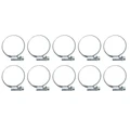 COLLIER DE SERRAGE METAL A CREMAILLERE 25 A 40mm (SACHET DE 10 PIECES) LARGEUR 9mm -SELECTION P2R