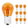 AMPOULE/LAMPE STANDARD 12V 21W CULOT BA15s NORME P21W ORANGE (CLIGNOTANT) (BOITE DE 10) -FLOSSER