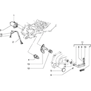 Demarreur electrique-Levier de demarrage