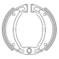 MACHOIRE DE FREIN SCOOT POLINI ORIGINAL ADAPTABLE POUR MBK 50 STUNT AR, OVETTO AR, X-LIMIT AR / YAMAHA 50 SLIDER AR, NEOS AR, DTR AR / CPI 50 HUSSAR AR, OLIVER AR / MALAGUTI 50 F12 AR (DIAM 110 X 25)