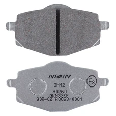 PLAQUETTE DE FREIN NISSIN POUR YAMAHA 50 TZR 1992>2003 AR, 125 TDR 1993> AV/AR, 125 DT R 1988>2003 AV/AR, 660 XT Z TENERE 1991>1996 AR / MBK 50 X-POWER 1992>2003 AR (A0260) (SEMI METAL)  -ECE R90-