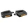FLAT PEDAL FOR URBAN BIKE- -RESIN-BLACK- WITH "SUPER GRIP" INSERTS - 9/16" (PAIR)