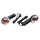 TURN SIGNAL FOR SCOOT PEUGEOT 50 LUDIX TRANSPARENT/BLACK -CEE APPROVED- (PAIR) -REPLAY