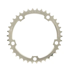 CHANRING FOR ROAD BIKE-5 arms- 38T. Ø130 "INNER" SILVER -ALUMINIUM- MICHE 9/10 Speed (SHIMANO TYPE)