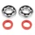 BEARING FOR CRANKSHAFT+SEALS FOR SCOOT P2R FOR PEUGEOT 50 LUDIX, SPEEDFIGHT 3, JET FORCE, KISBEE/DJANGO 2STROKE (KIT 6204 FAG STEEL C3/RED RACING SEAL)