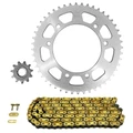 CHAIN AND SPROCKET KIT FOR YAMAHA 50 DT R SUPERMOTARD 2003>2006 420 11x48 (REAR SPROCKET Ø 105/125/8.5) (OEM SPECIFICATIONS) -AFAM