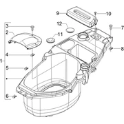 Logement casque - Dessous de selle