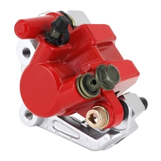 ETRIER DE FREIN AV ADAPTABLE BAOTIAN 50 BT49QT, BT50QT/SCOOTER 50 CHINOIS/PEUGEOT 50 V-CLIC/SKYTEAM 50-125 DAX ROUGE (ECE R90) -SELECTION P2R