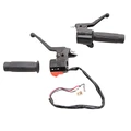POIGNEE DE GAZ/FREIN CYCLO ADAPTABLE PEUGEOT 103 MVL-SP ANCIEN MODELE AVEC COMMODO KLAXON ET CLIGNOTANT (PAIRE) -P2R