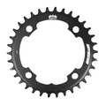 CHAINRING FOR MTB- 4ARMS FOR SINGLE 34T. Ø104 11Speed.ALUMINIUM BLACK MEGATOOTH FSA