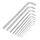 ALLEN WRENCH (BALL END) LONG CHROME (SET OF 9 : 1,5/2/2,5/3/4/5/6/8/10mm) P2R