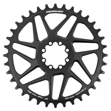 PLATEAU VTT DIRECT MOUNT 8 TROUS POUR SRAM SX/NX/GX STRONGLIGHT MONO ALU NOIR 36DTS - 12V. NARROW WIDE (DEPORT 3mm)